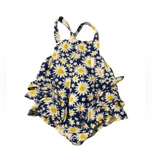 Angel‎ Dear Daisy Bubble Romper - 12 Months - Organic Cotton